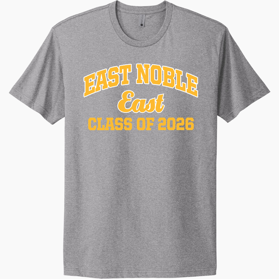EAST NOBLE HIGH SCHOOL KNIGHTS <span class="pdp-name-mascot">EAST NOBLE KNIGHTS</span> Next Level Apparel Unisex Cotton Tee