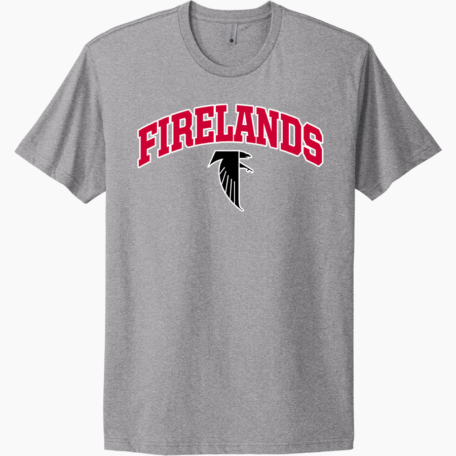 FIRELANDS HIGH SCHOOL FALCONS Next Level Apparel Unisex Cotton Tee