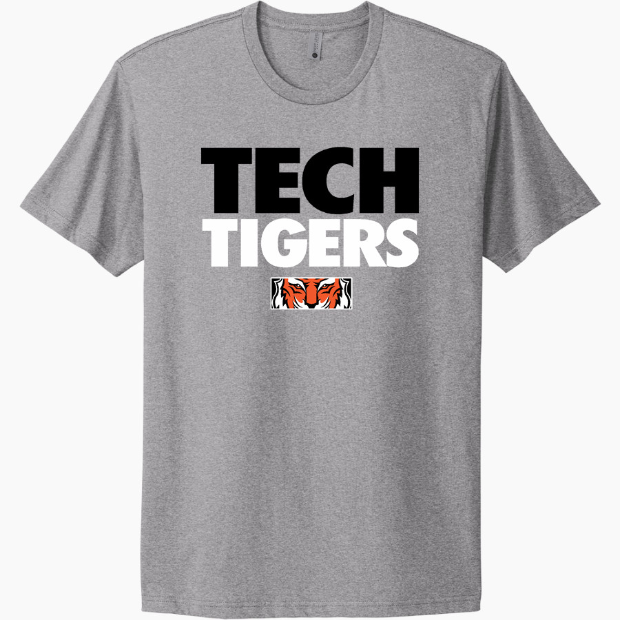 Tech High School Tigers <span class="pdp-name-mascot">Tech High School</span> Next Level Apparel Unisex Cotton Tee