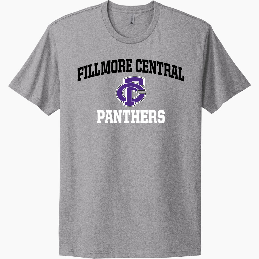 FILLMORE CENTRAL HIGH SCHOOL PANTHERS <span class="pdp-name-mascot">FILLMORE CENTRAL PANTHERS</span> Next Level Apparel Unisex Cotton Tee