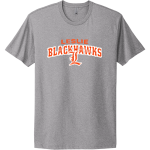 LESLIE HIGH SCHOOL BLACKHAWKS <span class="pdp-name-mascot">LESLIE BLACKHAWKS</span> Next Level Apparel Unisex Cotton Tee Front Thumbnail