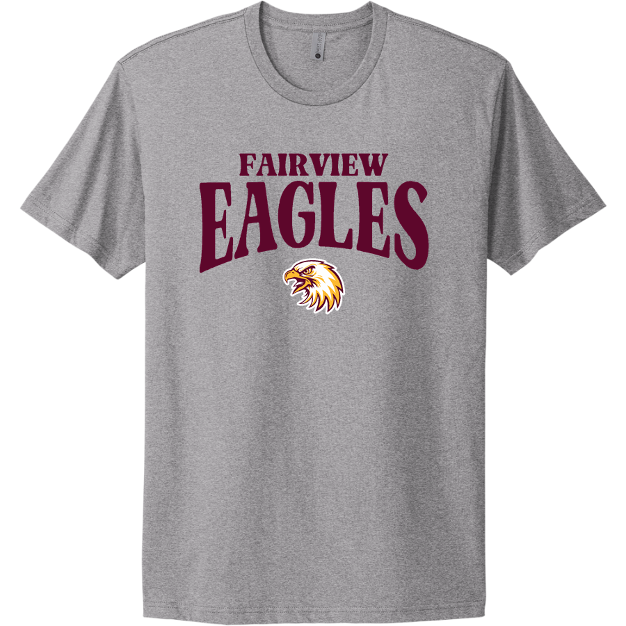 FAIRVIEW HIGH SCHOOL EAGLES <span class="pdp-name-mascot">FAIRVIEW AREA EAGLES</span> Next Level Apparel Unisex Cotton Tee