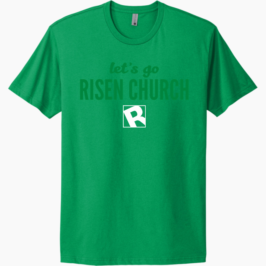 Risen Church <span class="pdp-name-mascot">Risen Church</span> Next Level Apparel Unisex Cotton Tee