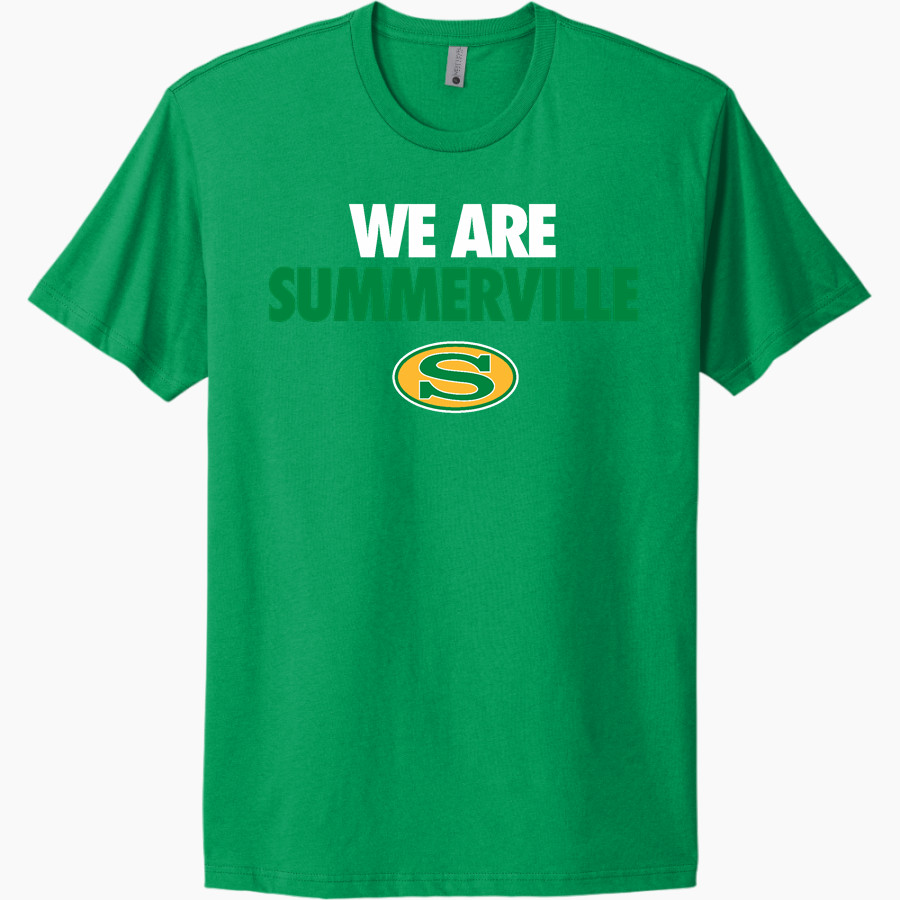 Summerville Green Wave <span class="pdp-name-mascot">Summerville Green Wave</span> Next Level Apparel Unisex Cotton Tee
