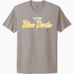 Victor Blue Devils Next Level Apparel Unisex Cotton Tee Front Thumbnail