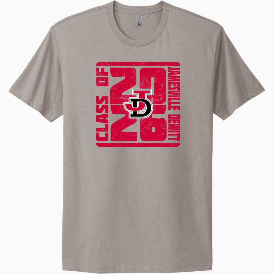 Jamesville DeWitt Red Rams <span class="pdp-name-mascot">Jamesville DeWitt Red Rams or JD Red Rams</span> Next Level Apparel Unisex Cotton Tee