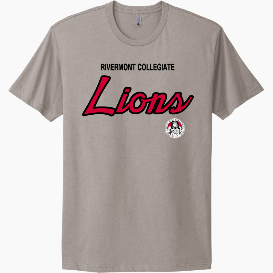 Rivermont Collegiate Lions Next Level Apparel Unisex Cotton Tee