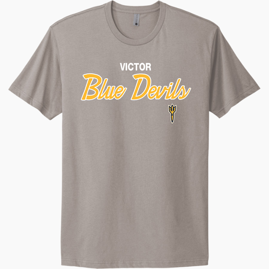 Victor Blue Devils Next Level Apparel Unisex Cotton Tee
