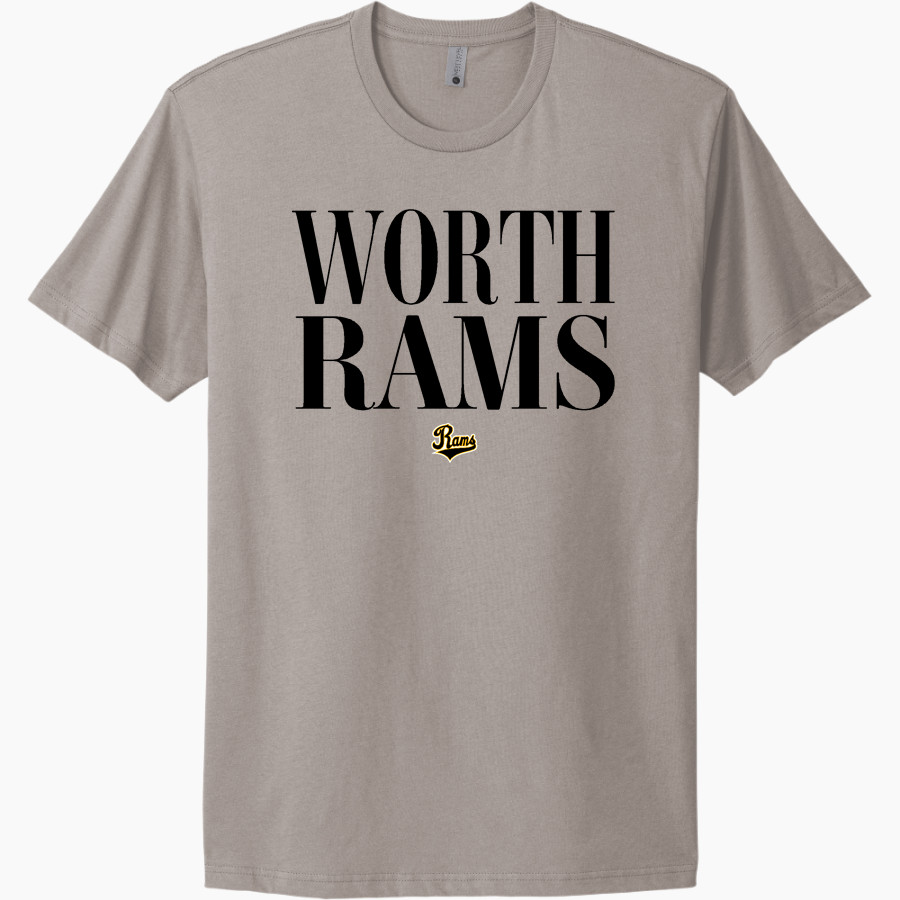 Worth Rams Next Level Apparel Unisex Cotton Tee