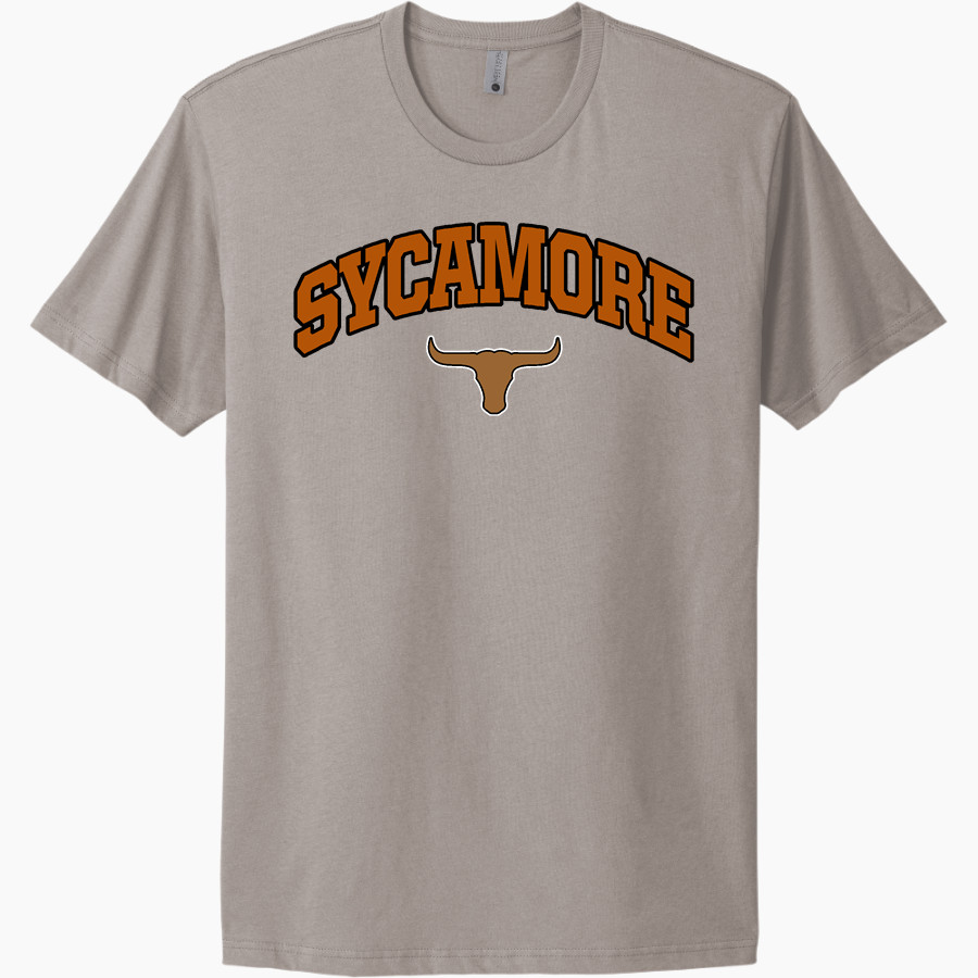 Sycamore Longhorns <span class="pdp-name-mascot">Sycamore Elementary School Longhorns</span> Next Level Apparel Unisex Cotton Tee
