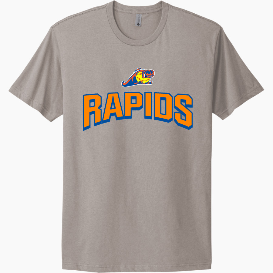 Rapids Softball Rapids Softball <span class="pdp-name-mascot">Rapids Softball</span> Next Level Apparel Unisex Cotton Tee