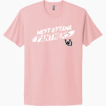 West Ottawa Panthers <span class="pdp-name-mascot">West Ottawa Panthers</span> Next Level Apparel Unisex Cotton Tee Front Thumbnail