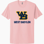 West Babylon Eagles <span class="pdp-name-mascot">West Babylon Eagles</span> Next Level Apparel Unisex Cotton Tee Front Thumbnail