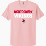 Montgomery Vikings Next Level Apparel Unisex Cotton Tee Front Thumbnail
