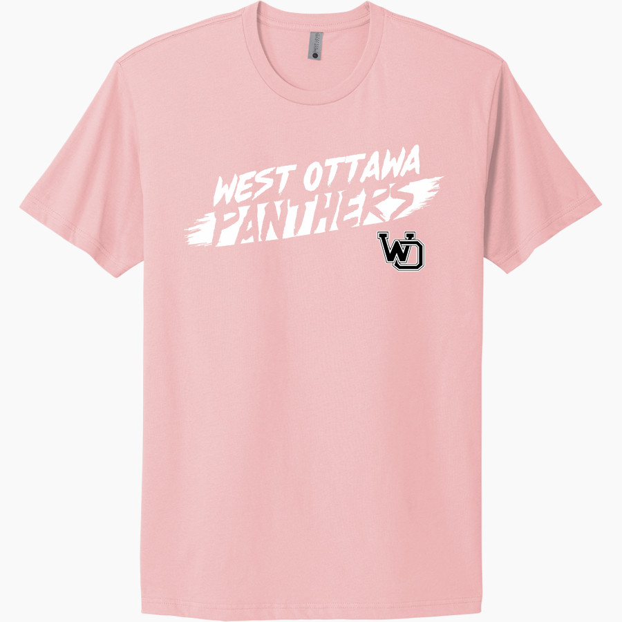 West Ottawa Panthers <span class="pdp-name-mascot">West Ottawa Panthers</span> Next Level Apparel Unisex Cotton Tee