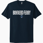 BONNERS FERRY HIGH SCHOOL BADGERS <span class="pdp-name-mascot">BONNERS FERRY BADGERS</span> Next Level Apparel Unisex Cotton Tee Front Thumbnail