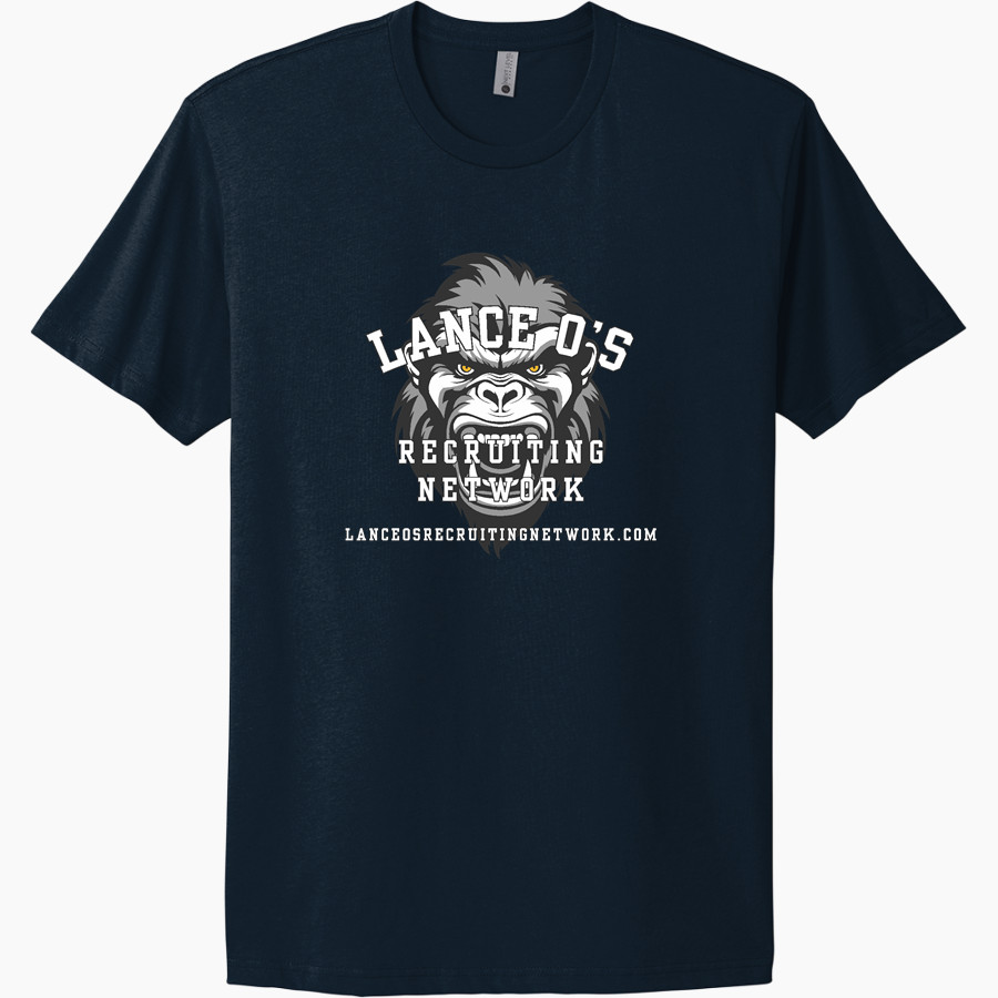 Lance O's Recruiting Network Lance O's Recruiting <span class="pdp-name-mascot">Lanceo's Recruiting Network</span> Next Level Apparel Unisex Cotton Tee