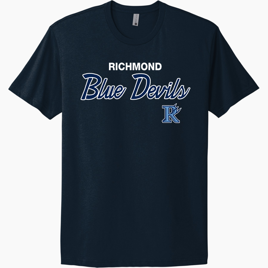 RICHMOND HIGH SCHOOL BLUE DEVILS <span class="pdp-name-mascot">RICHMOND BLUE DEVILS</span> Next Level Apparel Unisex Cotton Tee