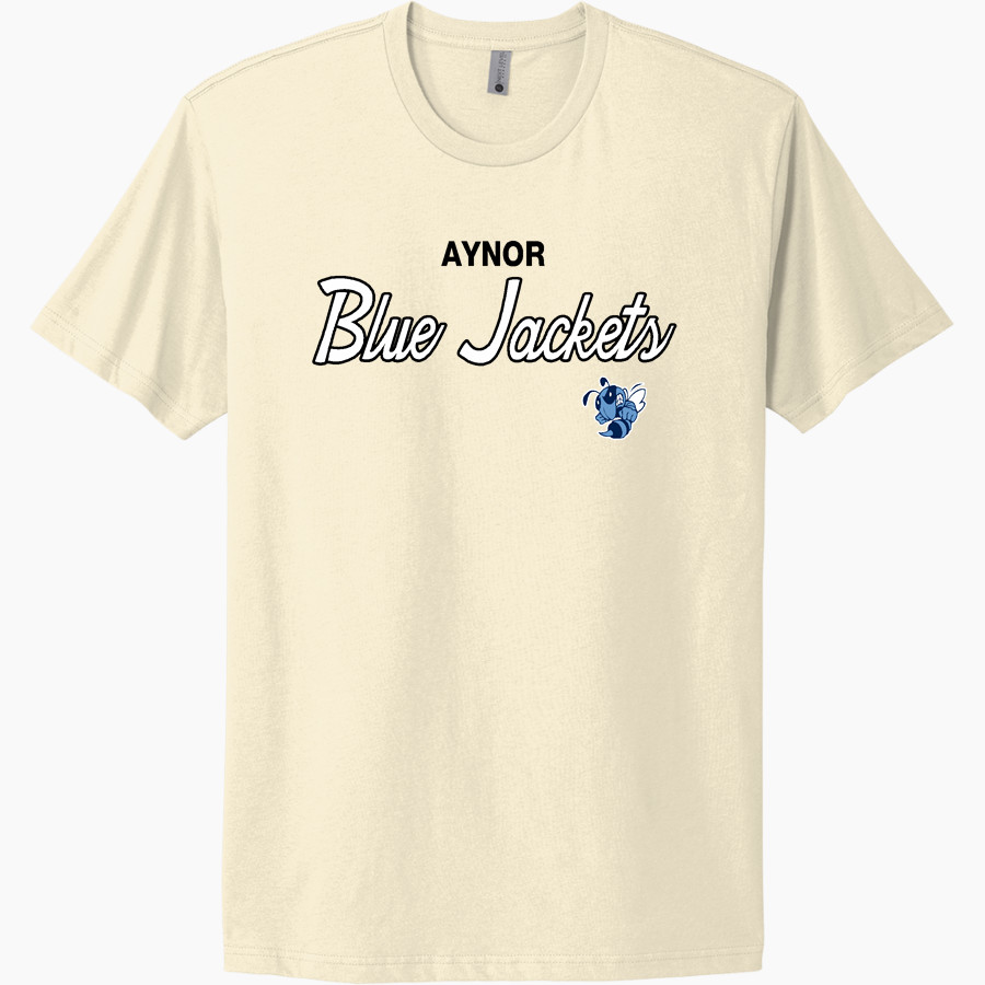 AYNOR HIGH SCHOOL BLUE JACKETS <span class="pdp-name-mascot">AYNOR BLUE JACKETS</span> Next Level Apparel Unisex Cotton Tee