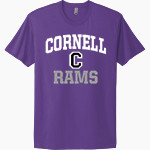 Cornell Rams <span class="pdp-name-mascot">Cornell Rams</span> Next Level Apparel Unisex Cotton Tee Front Thumbnail