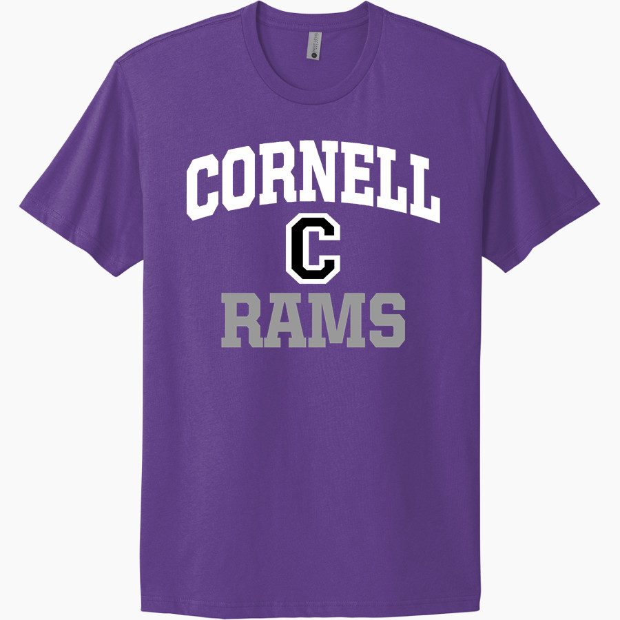 Cornell Rams <span class="pdp-name-mascot">Cornell Rams</span> Next Level Apparel Unisex Cotton Tee