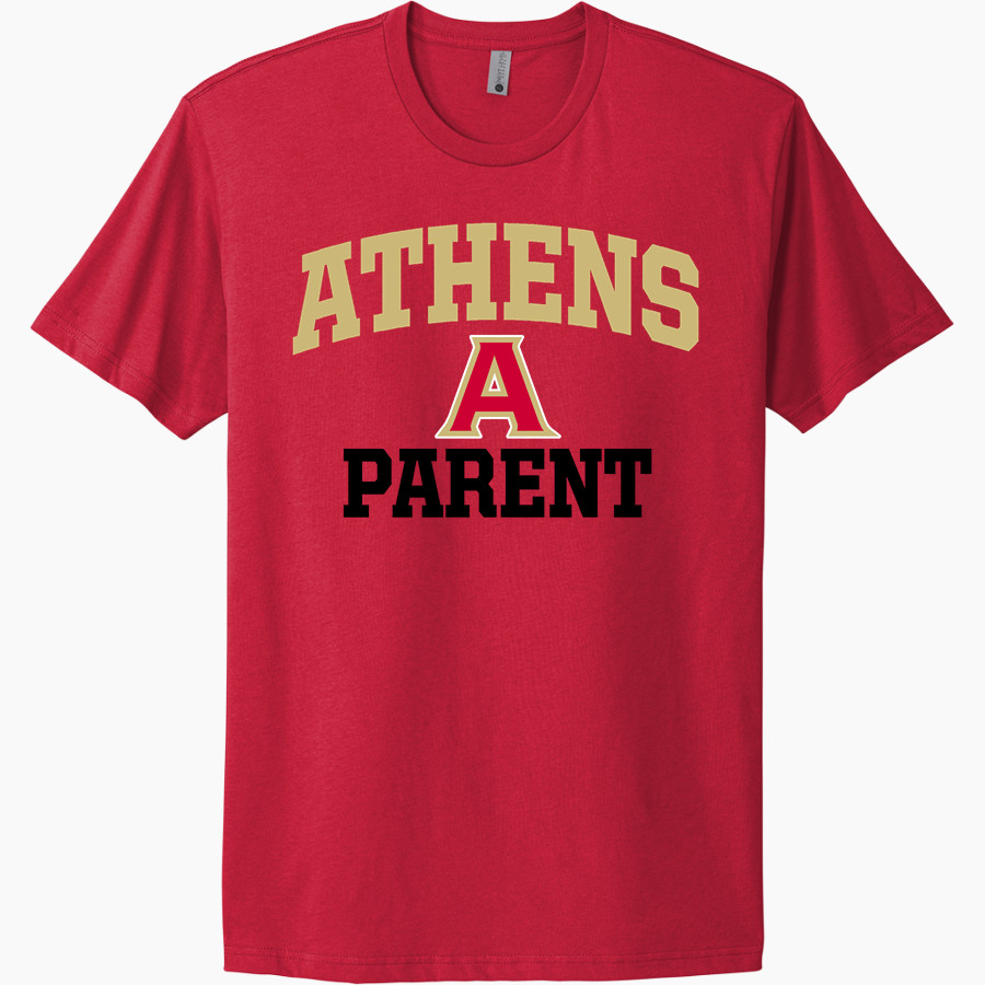 ATHENS HIGH SCHOOL RED HAWKS <span class="pdp-name-mascot">ATHENS RED HAWKS</span> Next Level Apparel Unisex Cotton Tee
