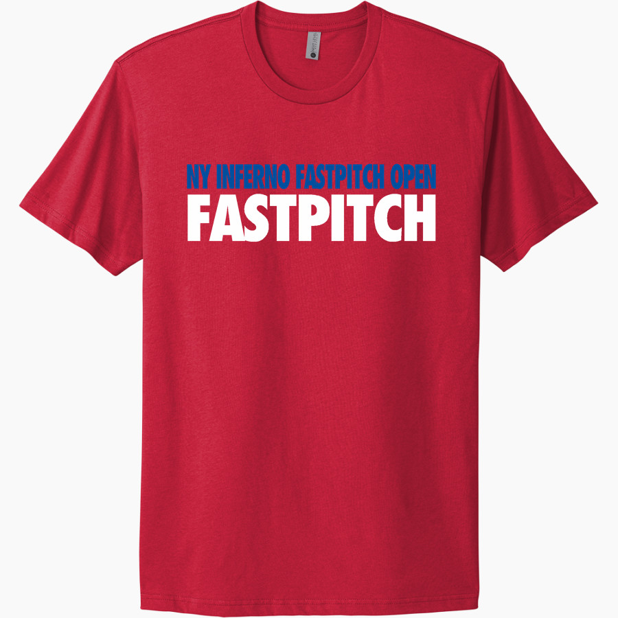 Ny Inferno Fastpitch Open Fastpitch <span class="pdp-name-mascot">Ny Inferno Fastpitch Open Fastpitch</span> Next Level Apparel Unisex Cotton Tee