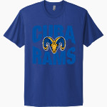 CUBA HIGH SCHOOL RAMS <span class="pdp-name-mascot">CUBA RAMS</span> Next Level Apparel Unisex Cotton Tee Front Thumbnail
