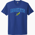 Wall Rockets <span class="pdp-name-mascot">Hope D Wall School Rockets</span> Next Level Apparel Unisex Cotton Tee Front Thumbnail