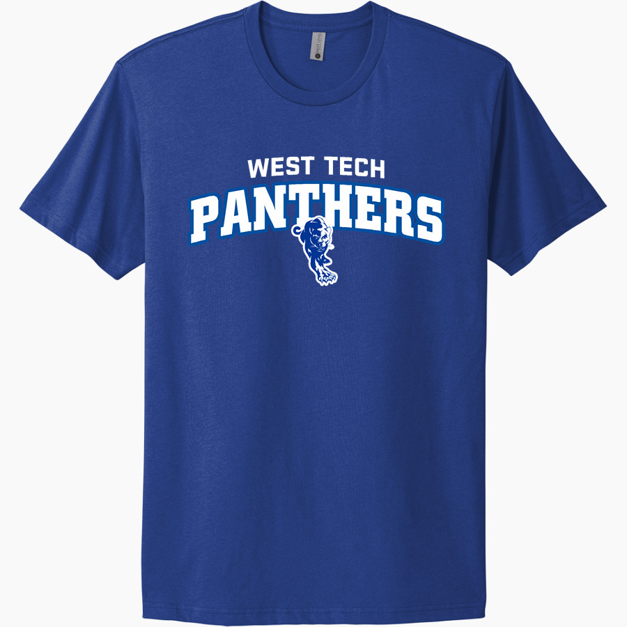 West Tech Panthers Next Level Apparel Unisex Cotton Tee