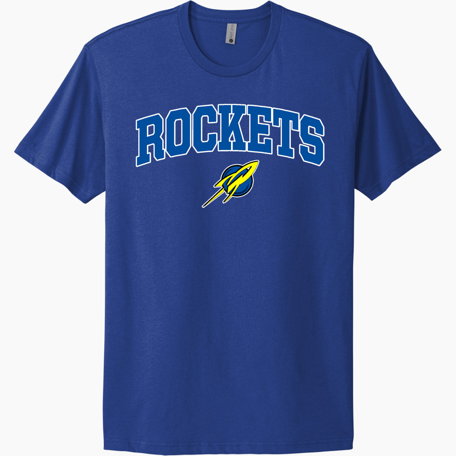 Wall Rockets <span class="pdp-name-mascot">Hope D Wall School Rockets</span> Next Level Apparel Unisex Cotton Tee