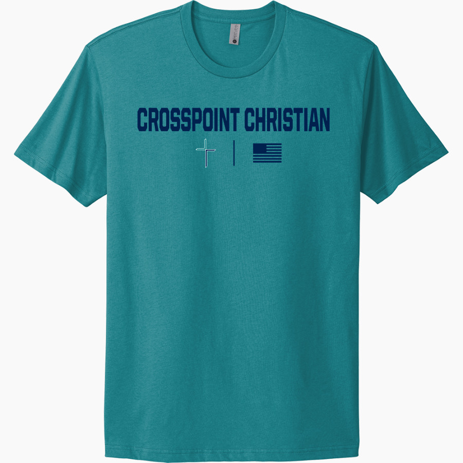 Crosspoint Christian Warriors <span class="pdp-name-mascot">Crosspoint Christian Warriors</span> Next Level Apparel Unisex Cotton Tee
