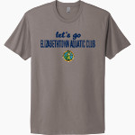Elizabethtown Aquatic Club Elizabethtown Next Level Apparel Unisex Cotton Tee Front Thumbnail