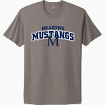 Meadows School The Official Store of the Mustangs <span class="pdp-name-mascot">Meadows School Mustangs</span> Next Level Apparel Unisex Cotton Tee Front Thumbnail