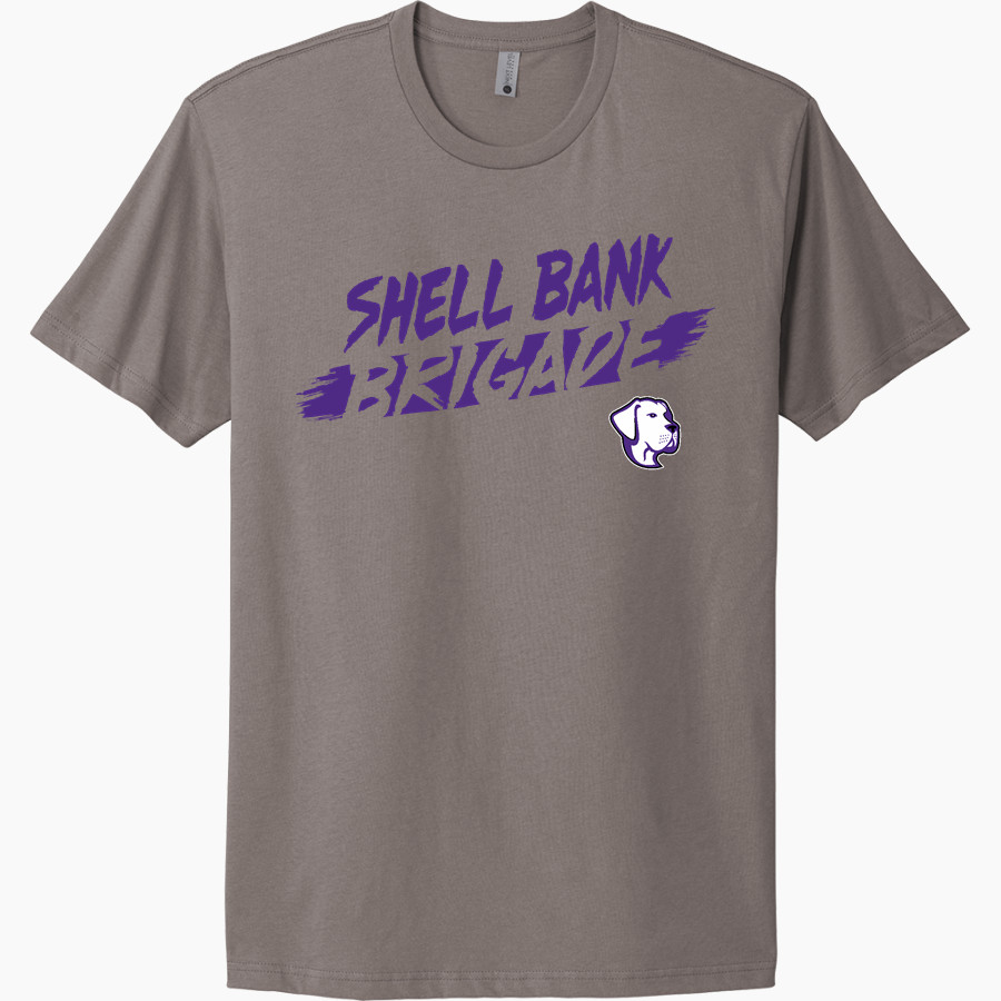 Shell Bank Brigade Next Level Apparel Unisex Cotton Tee