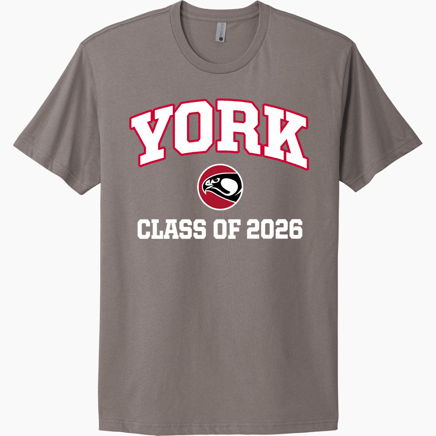 York Falcons Next Level Apparel Unisex Cotton Tee