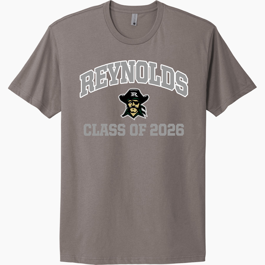 REYNOLDS HIGH SCHOOL RAIDERS Next Level Apparel Unisex Cotton Tee