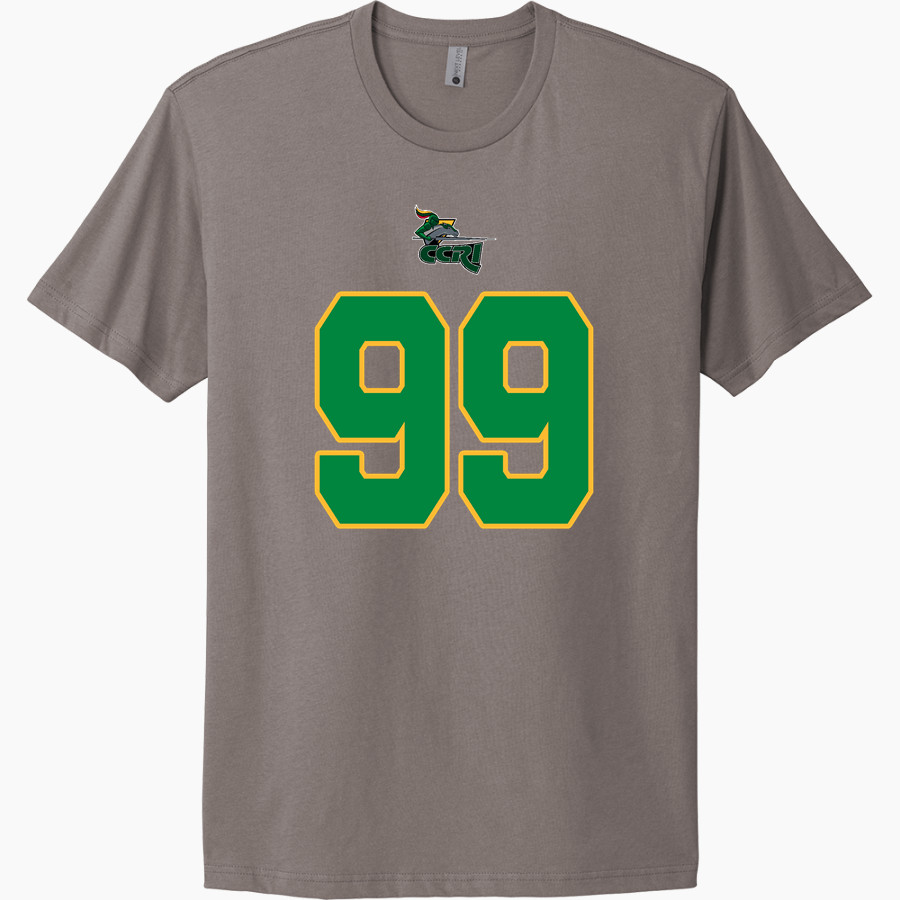 Community College of Rhode Island Knights <span class="pdp-name-mascot">COMMUNITY COLLEGE OF RHODE ISLAND Knights</span> Next Level Apparel Unisex Cotton Tee