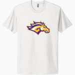 Rolling Meadows Mustangs Next Level Apparel Unisex Cotton Tee Front Thumbnail