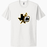 CRANDALL HIGH SCHOOL PIRATES Next Level Apparel Unisex Cotton Tee Front Thumbnail