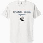 HERON LAKE-OKABENA Coyotes <span class="pdp-name-mascot">HERON LAKE - OKABENA Coyotes</span> Next Level Apparel Unisex Cotton Tee Front Thumbnail