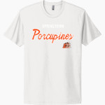 SPRINGTOWN HIGH SCHOOL PORCUPINES Next Level Apparel Unisex Cotton Tee Front Thumbnail