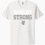 HYDRO-EAKLY HIGH SCHOOL BOBCATS Next Level Apparel Unisex Cotton Tee Front Thumbnail
