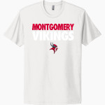 Montgomery Vikings Next Level Apparel Unisex Cotton Tee Front Thumbnail