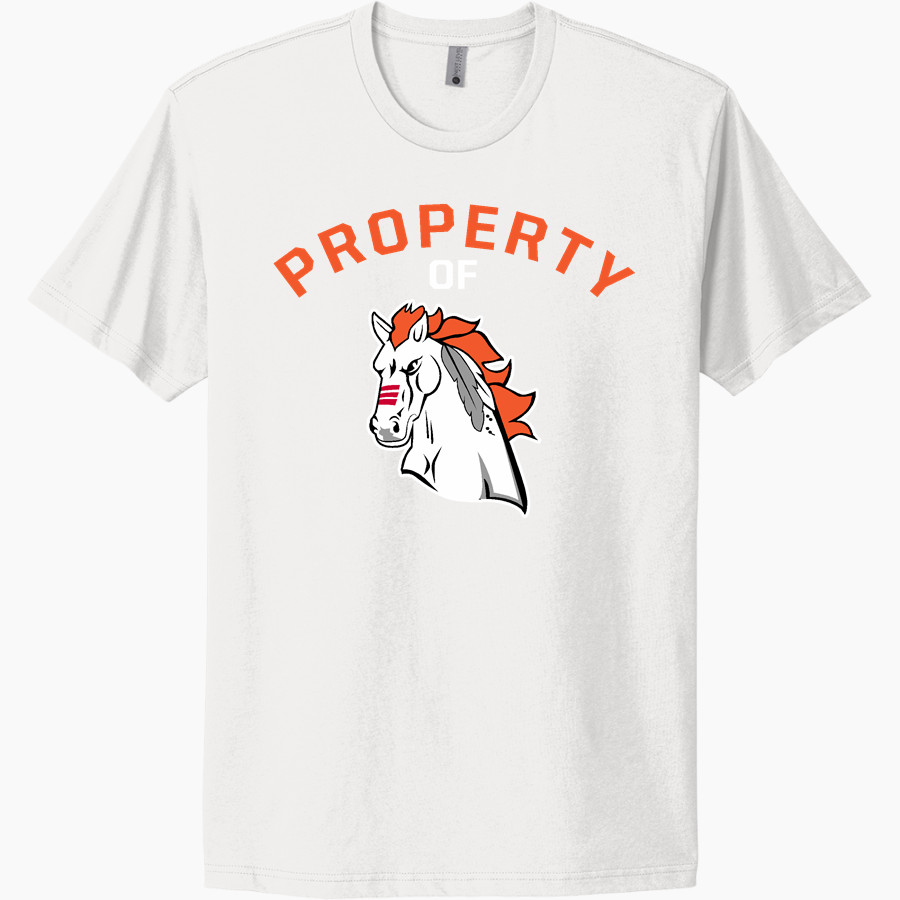 MOHAWK HIGH SCHOOL Mustangs Next Level Apparel Unisex Cotton Tee