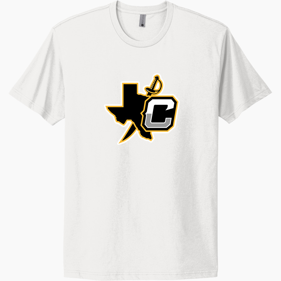 CRANDALL HIGH SCHOOL PIRATES Next Level Apparel Unisex Cotton Tee