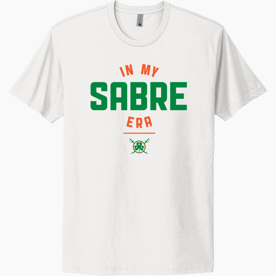 Communion of Saints School Sabres official sideline store Next Level Apparel Unisex Cotton Tee