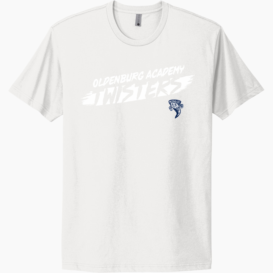 OLDENBURG ACADEMY TWISTERS <span class="pdp-name-mascot">OLDENBURG ACADEMY TWISTERS</span> Next Level Apparel Unisex Cotton Tee