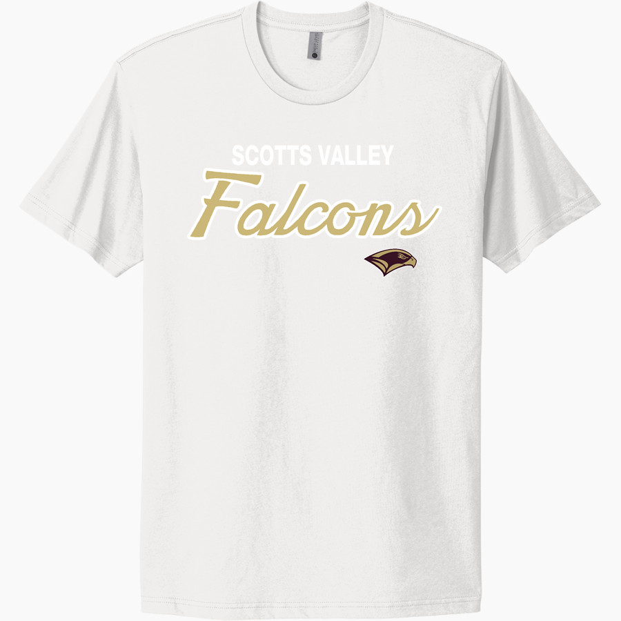 Scotts Valley Falcons Next Level Apparel Unisex Cotton Tee