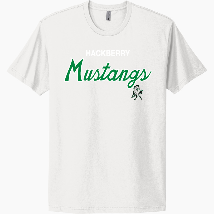 Hackberry Mustangs <span class="pdp-name-mascot">Hackberry Mustangs</span> Next Level Apparel Unisex Cotton Tee